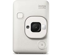 INSTAX Mini LILPLAY Hybrid Instant Camera & Printer - Misty White, White