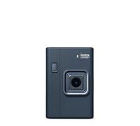instax mini LiPlay+ Hybrid digital instant film camera and photo printer, with rear 6 x 4 cm LCD screen, sound recording capabilities, Dual cameras - main and wide-angle selfie, Midnight