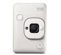 Instax Mini Liplay Hybrid Instant Camera In Misty White In Black Black