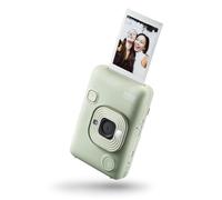 INSTAX mini LiPlay Hybrid instant camera with rear 2.7 inch LCD display screen, Micro SD card slot, USB Type-c charging, Matcha Green, film sold separately