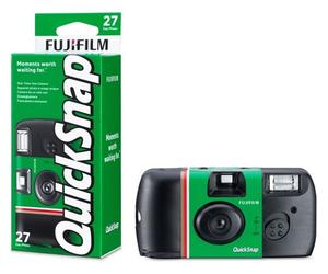 Instax QuickSnap V400 Disposable Camera Green Black