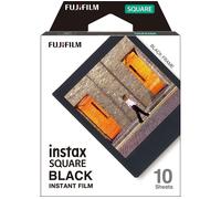 INSTAX Square Black Frame Instant Film - 10 Shot, Black