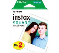 INSTAX SQUARE ISO 800 film with white border, 2 X 10 shot pack