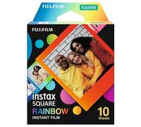 Instax Square Film Rainbow - 10 Shots In Black Black