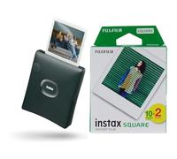 instax SQUARE Link smartphone printers & SQUARE film 20 shot pack, white Border - contains 2 x 10 shot cartridges