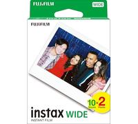 Instax WIDE instant film White border, 20 shot pack, suitable for all instax WIDE cameras and printers, Packaging May Vary