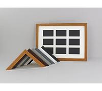 Instax Wide. Suits Nine Instax wide sized Photos, Visual aperture 9.5x5.8cm. A3 (Walnut Frame)
