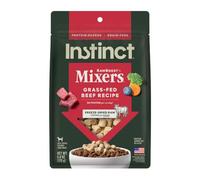 Instinct Raw Boost Mixers, Freeze Dried Dog Food Topper, Grain Free Recipe - All Natural Beef, 6 oz. Bag