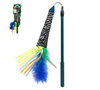 Instincts by SmartyKat Showy Singer Electronic Peacock Sound Wand Cat Toy with HappyNip Catnip & Silvervine Blend