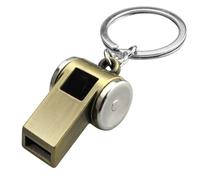INSTITIZER Emergency Survival Whistle Keychain Whistle Pendant Keyring Outdoor Survival Whistle Camping Whistle Key Holder Whistle for Referee Teacher Dog Training