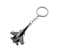 INSTITIZER Fighter Keychain Jet Plane Warplane Airplane Keyring 3D Bomber Aircraft Key Chain Air Plane Fighter Model Key Holder Battleplane Key Pendant Military Enthusiasts Gift