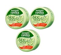 Instituto Espanol Aloe Vera Body Cream Face Cream Hand Cream 100% Natural Aloe Vera Body Cream 3 x 400 ml