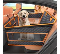 Instraella Dog Car Seat for Large Dogs, Back Seat Extender, Foldable Pet Seat with Waterproof Oxford Fabric and Non-Slip Bottom, All-Around Protection and Strong Support