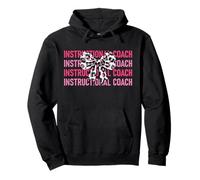 Instructional Coach Bow Support Teachers Student Success Pullover Hoodie