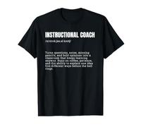 Instructional Coach Definition Funny Value Graphic T-Shirt