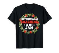 Instructional Coaching is My Jam Teacher Coach Strawberry T-Shirt