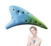 Instrument 12 Hole - Ceramic 12 Hole Alto C - Colorful Ceramic For Children & Kid Adult Beginner