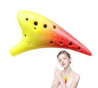 Instrument, 12 Holes Viola C Ceramic Colorful 12 Holes Classical Musical Instrument Colorful Ceramic Alto C for Kid Adult Beginner