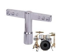 Instrument Adjustment Wrench - Ergonomic Handle Grip Design, Quick Release Tension Rod Tool, Sturdy Wear Resistant Alloy Build, Versatile Drumming Accessory | For Music Schools & Studios