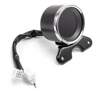 Instrument Assembly Universal Digital Odometer Motorcycle Speedometer Oil Gauge Tachometer Meters Instrument Cluster Turn Signal Light Indicator Speedometer(With Sensor)