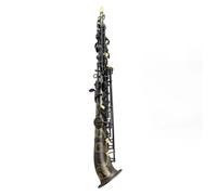Instrument B-flat Matte All Black Nickel Bend Pipe Saxophone Wind Pipe