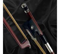 Instrument Bow Brazilian Wood Octagonal Entry-level Violin Bow White Horsetail(1/2)