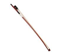 Instrument Bow Professional Brazilian Wood Violin Bow Natural Horsetail Violin Bow 4/4 3/4 1/2 1/4 1/8(4/4)