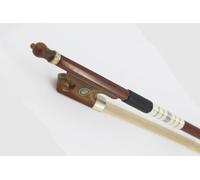 Instrument Bow Professional Handmade Ox Horn Dog Tail Violin Bow(3/4)