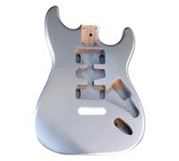 Instrument DIY Electric Guitar Body Semi-finished Guitar ForST Metallic Silver Single Rocking Poplar Guitar Modification