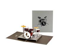 Instrument Drum Greeting Card With Envelope Kit Handwriting Thank For Expressing Gratitude Surprise Greeting Kit