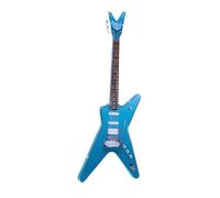 Instrument Model 1Pc Mini Wood Grain Violin Instrument Popular Guitar Miniature Home Scene Model Decor Accessories(D)
