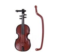 Instrument Model 1PCS Figurines Miniature Guitar Violin Instrument DIY Part For Home Decor Gift(Violin)