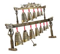 Instrument Model Alloy Musical Instrument Double-layer Chime Model Ornaments Crafts Home Decoration(1)
