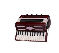 Instrument Model Black Mini Accordion Model Ornaments Accordion Pendant Photo Props Accordion Birthday Gift For Friends(6 * 7cm)