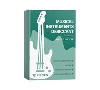 Instrument Moisture Regulating Packs 12 Pieces - Guitar Moisture Regulation Package - Moisture Absorber for Piano Bass Guitar Ukulele Violin Protection