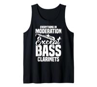 Instrument Orchestra Band Moderation Bass Clarinet Tank Top