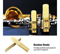 Instrument Plies,Musical Instrument Aries,Wind & Woodwind Aries,Lade 10Pcs Bamboo Reeds Strength 2.5 For Alto Be Sax Saxophone Replacement Ary