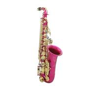 Instrument saxophone Alto E-flat Saxophone Hand-carved Brass Abalone Shell Keys Rose Red