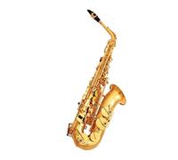Instrument saxophone Alto Eb Tune Saxophone Brass Gold Lacquer Music Instrument E-flat Sax With Case Accessories(Light yellow)