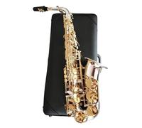 Instrument saxophone Alto Saxophone Silver-Plated Gold Key Professional Super Play Sax With Case