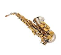 Instrument saxophone Alto Saxophone SILVERING Gold LacquerKey Professional Sax Mouthpiece With Case And Accessories
