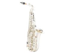 Instrument saxophone Alto Saxophone Silvering Plated Musical Instruments E Flat Sax With Mouthpiece Professional