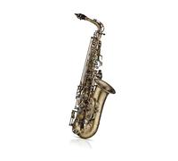 Instrument saxophone Antique Finish Eb E-flat Alto Saxophone Carve Pattern Woodwind Instrument