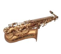 Instrument saxophone Antique Finish Eb E-flat Alto Saxophone Shell Key Carve Pattern Woodwind Instrument With Case Other Aeccessaries(Light green)
