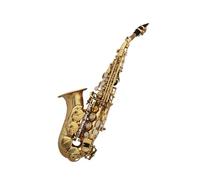 Instrument saxophone B Flat Tuned Soprano Saxophone Lacquered Gold Adult Bent Small Saxophone Instrument