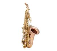 Instrument saxophone Bb Soprano Saxophone Phosphor Bronze Copper Gold Key Sax With Accessories