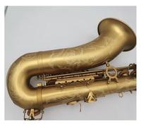 Instrument saxophone BB tenor Saxophone Golden Complete Accessories Mouthpiece And Case(Leather bag)