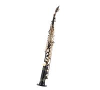 Instrument saxophone Brass Straight Soprano Sax Saxophone Bb B Flat Woodwind Instrument Natural Shell Key Carve Pattern