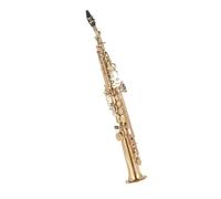 Instrument saxophone Brass Straight Soprano Saxophone Bb Fine workmanship(Gold)