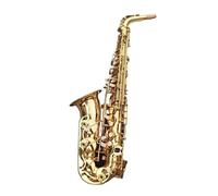 Instrument saxophone Convenient Use Alto Eb Tune Saxophone Brass Musical Instrument Gold Lacquer Sax With Case Mouthpiece(Light Grey)